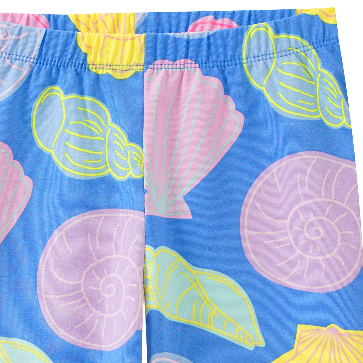 Yigga Mädchen Radler mit Allover-Print blau / bunt