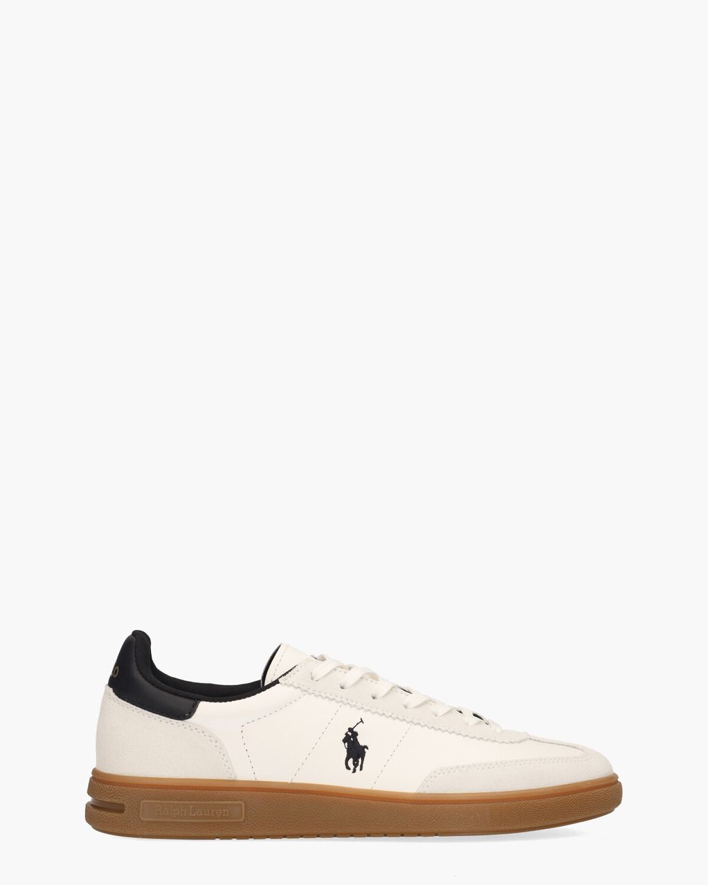 Polo Ralph Lauren Bedford Wit/Zwart Herensneakers