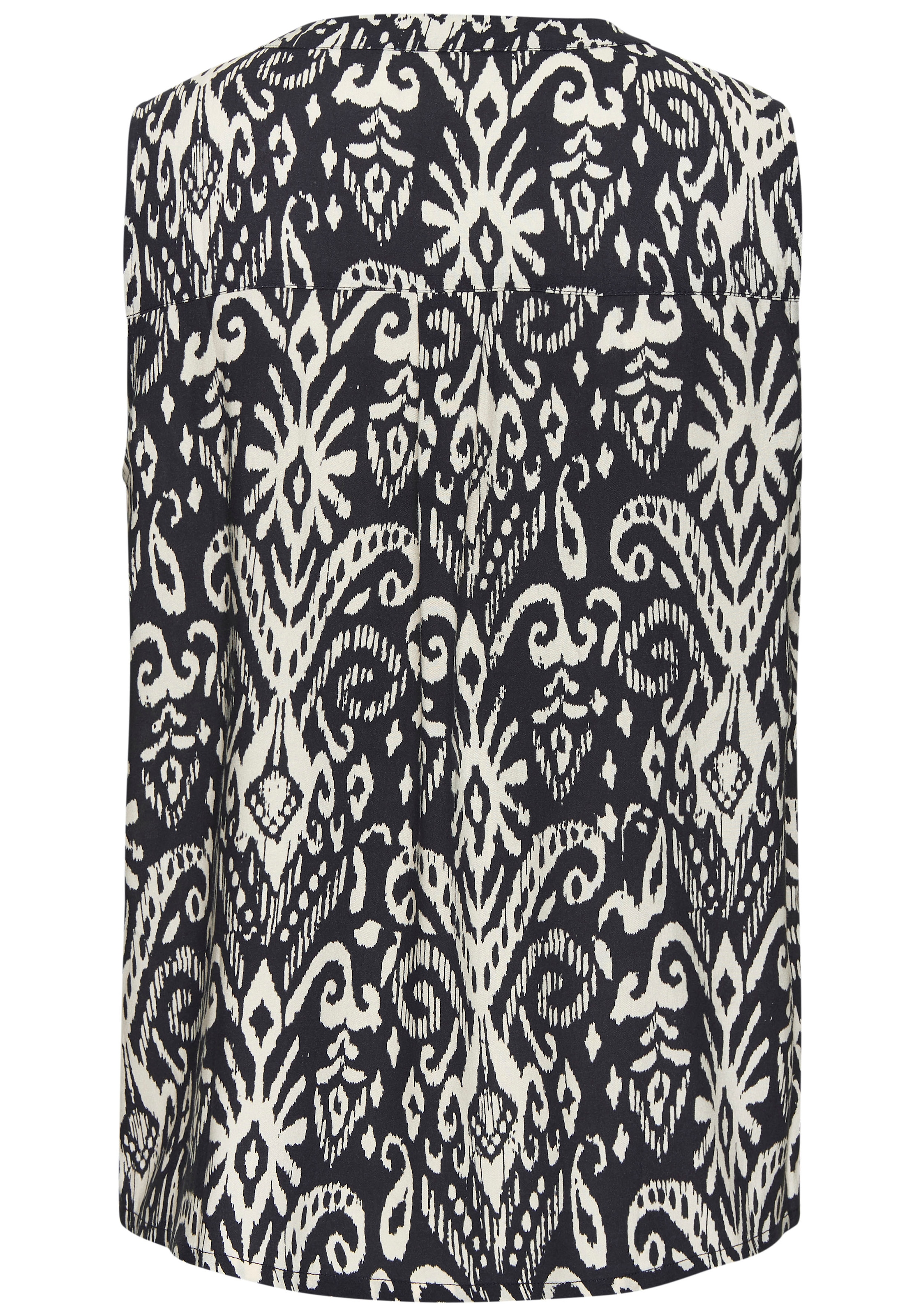 Vivance Blusentop , mit V-Ausschnitt und Ethnomuster, Boho-Style, Blusenshirt, Damenbluse