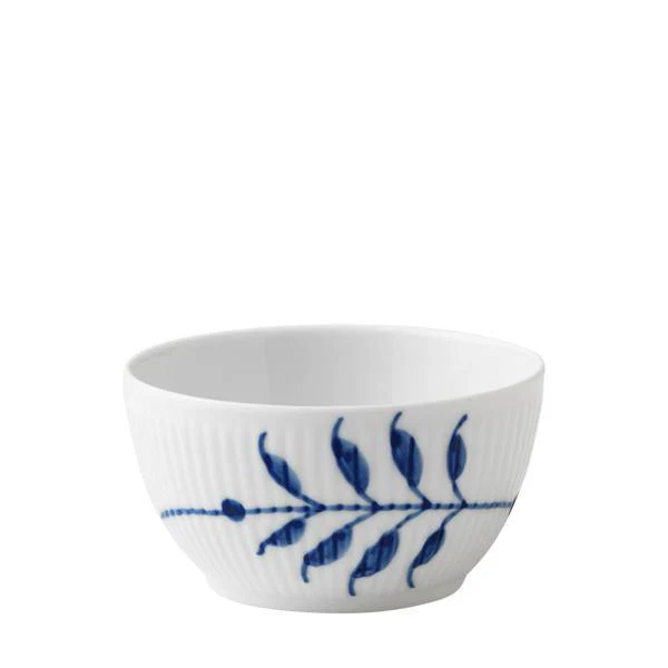 Royal Copenhagen  Blå Mega riflet sukkerskål - 10 cl.