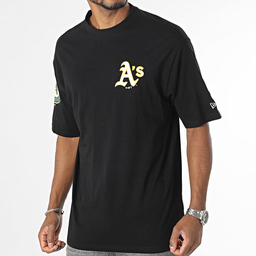 Tee Shirt MLB Large Logo Oakland Athletics 60416322 Noir