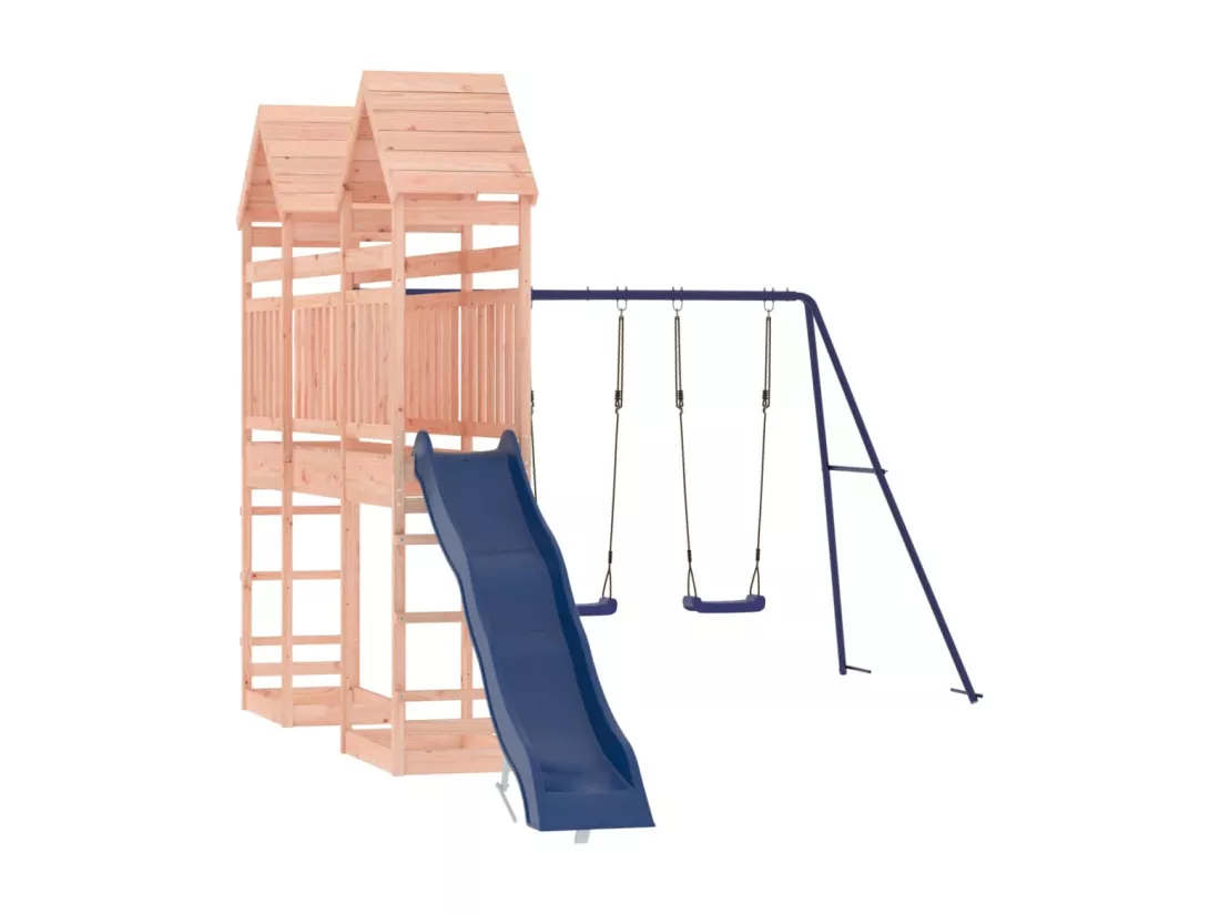 Aire de jeux d'extérieur bois massif de douglas
