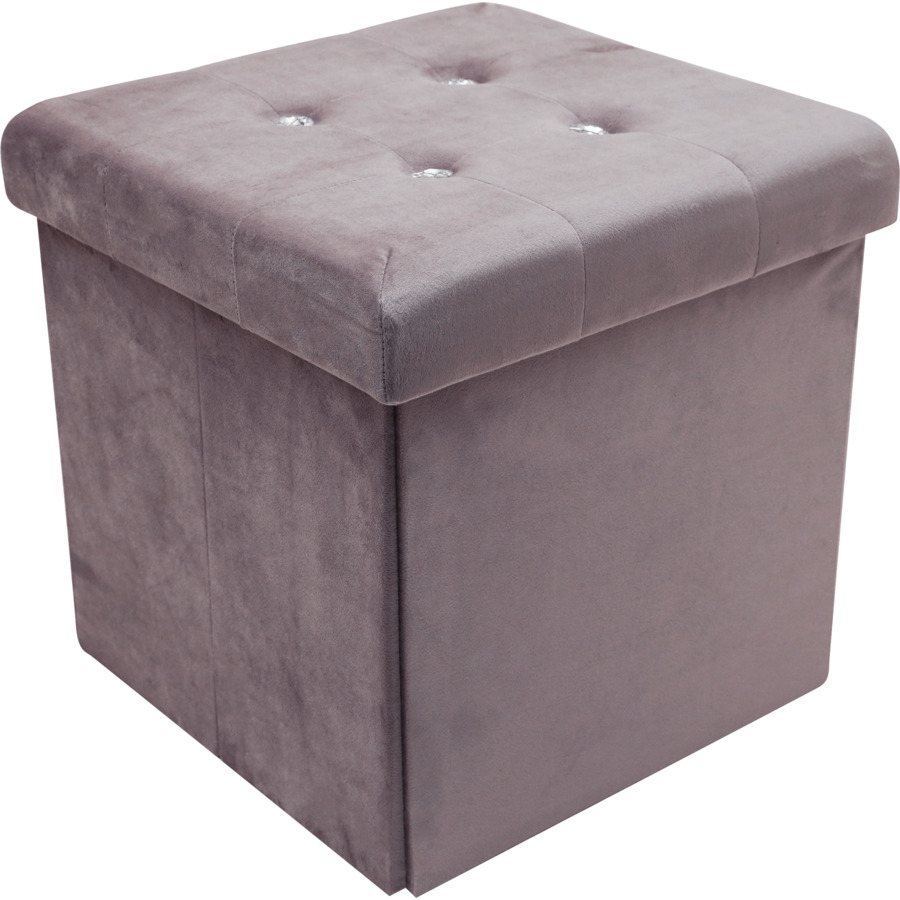Falthocker Bent, Kunstleder beige