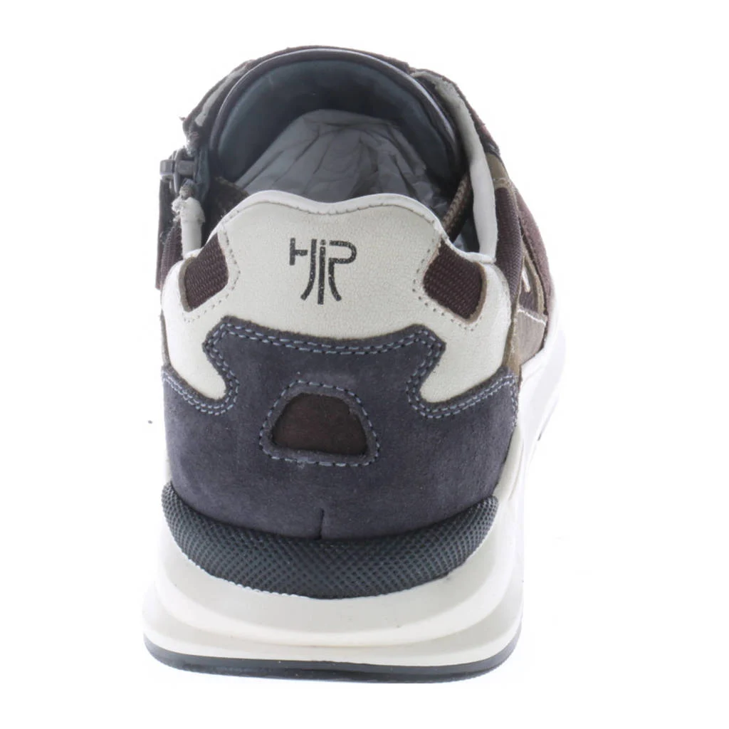 Hip suède sneakers donkerbruin