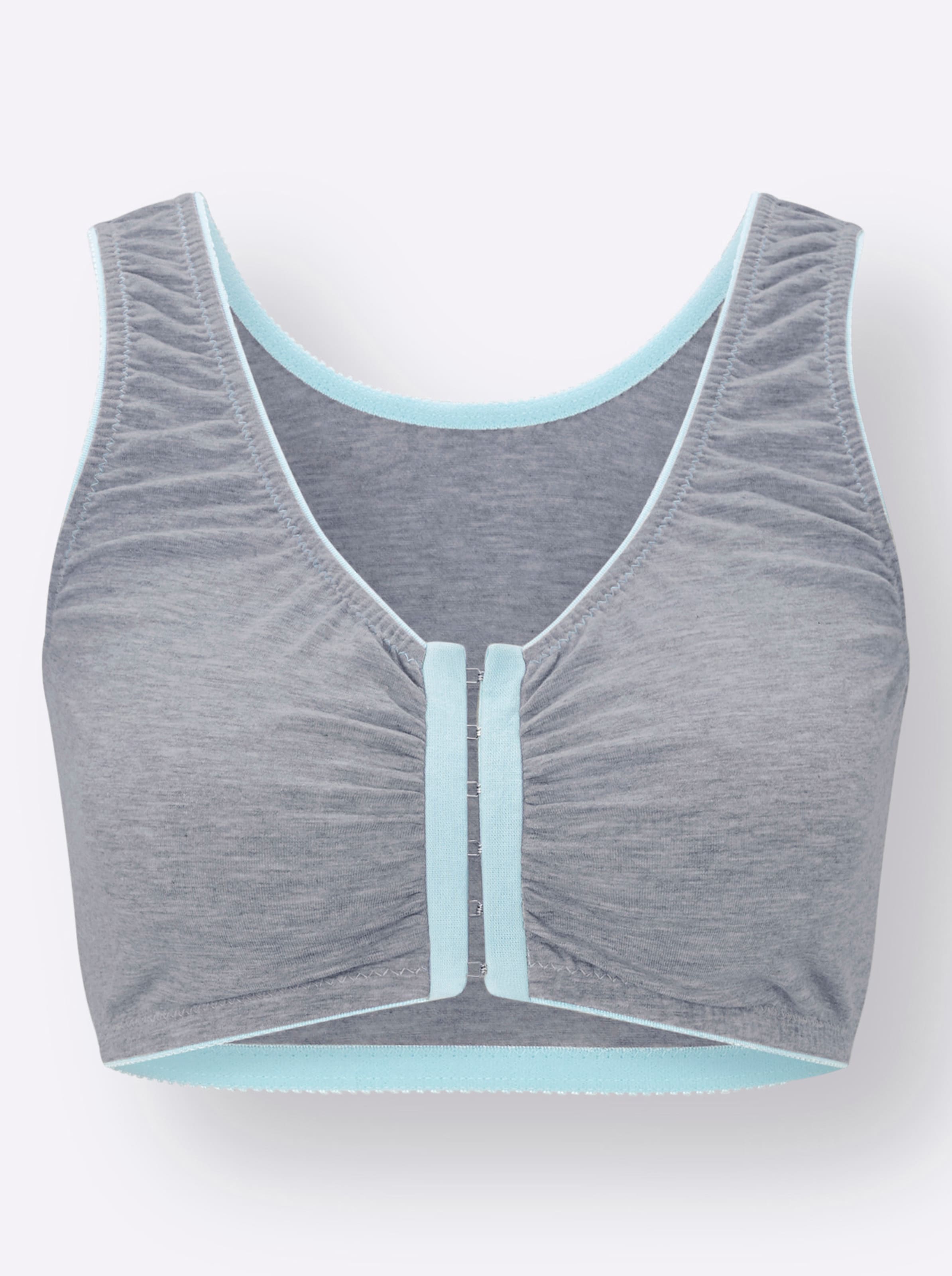 wäschepur Bustier in 3x grau-melange
