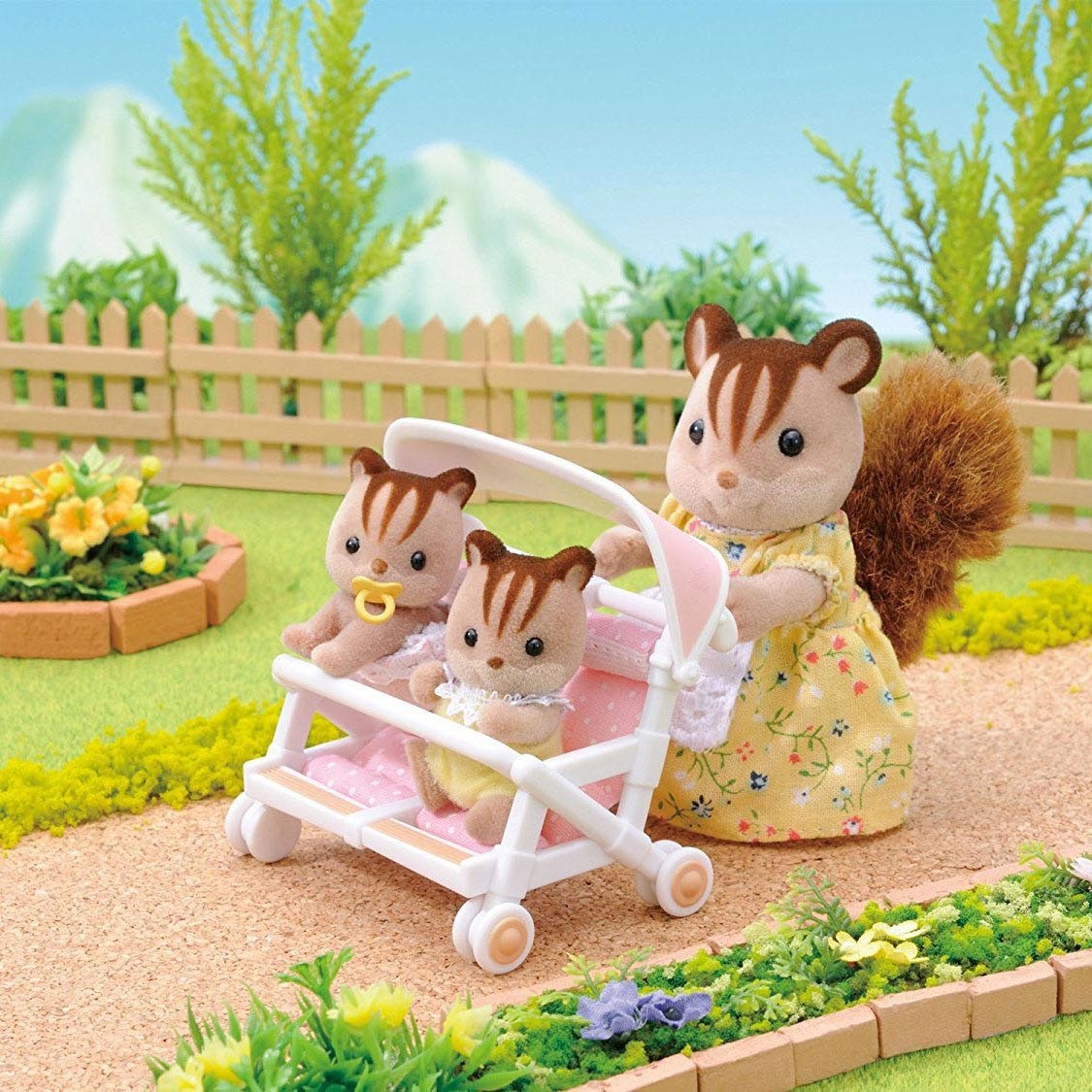 Sylvanian Families 4533 Dubbele Kinderwagen