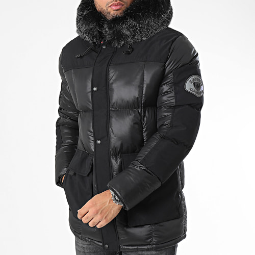 Doudoune Capuche Fourrure Kenora 4061784 Noir