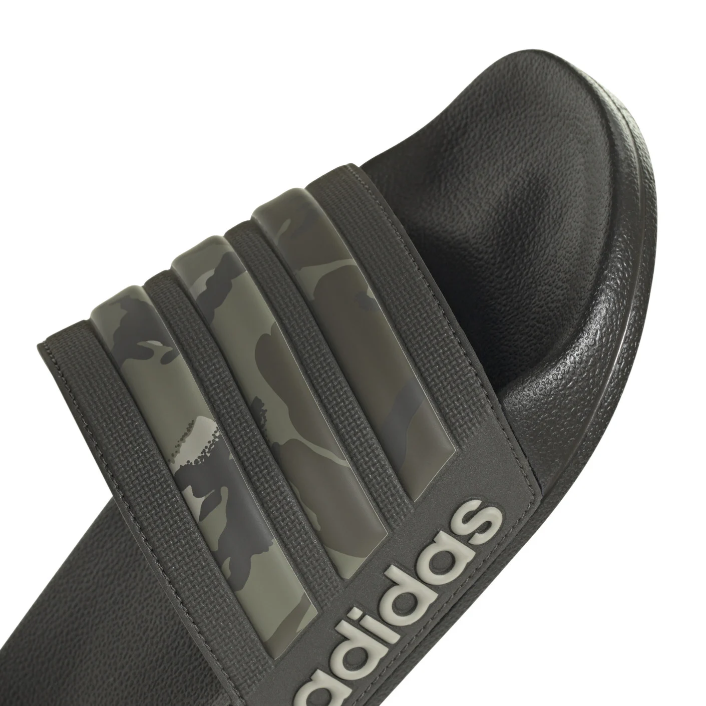 Adidas Adilette Shower Slippers Camo Zwart Legergroen