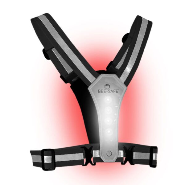 bee safe led harness phone pocket 609 23700 900 silver