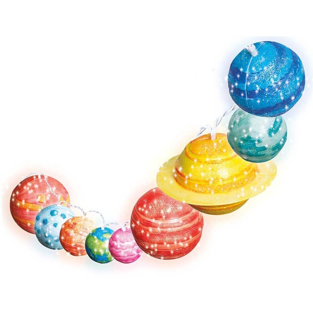 4M Steam Powered Girls - Solarsystem Lichterkette