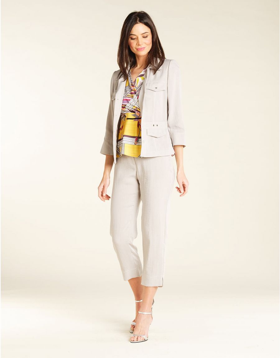 Pantacourt chic beige