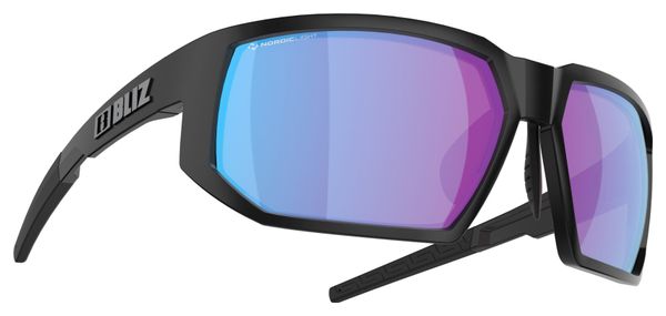 Lunettes Bliz Arrow Noir/Verres Nano Optics Nordic Light Violet