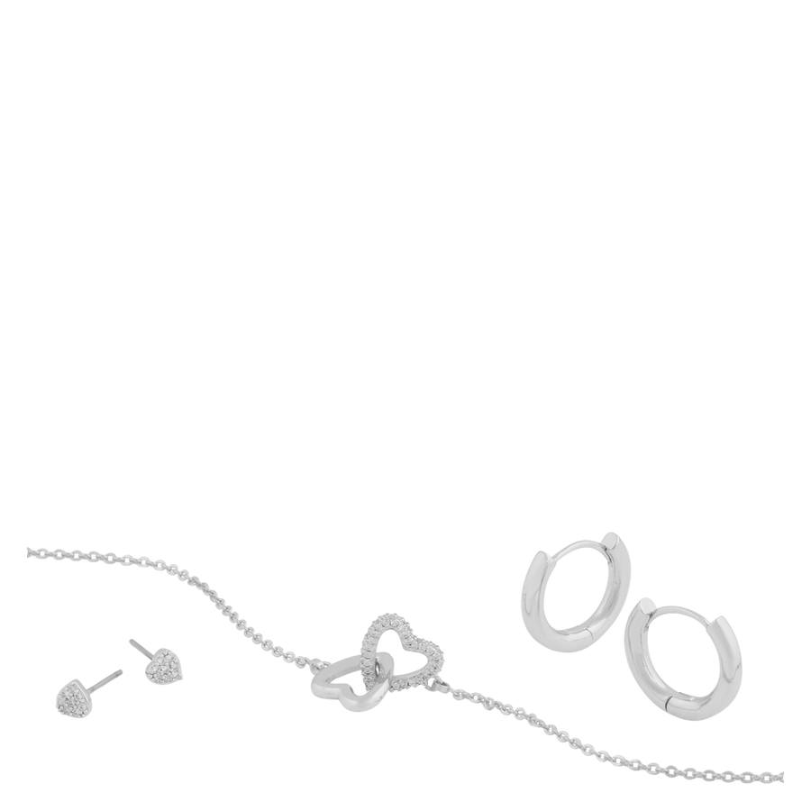Snö Of Sweden Maine Bracelet Set 2 Silver/Clear