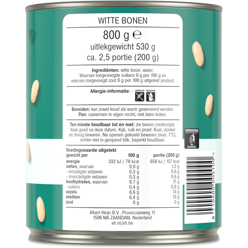 AH Terra Witte bonen