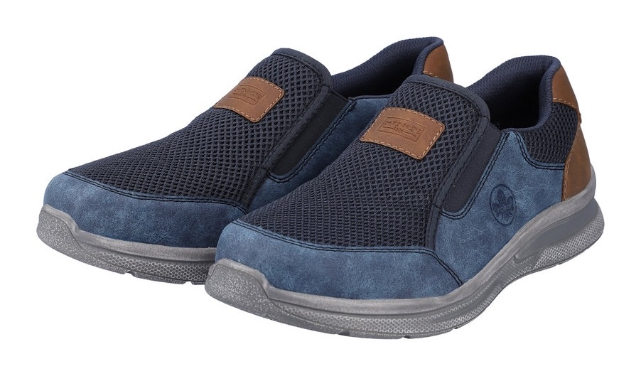 Rieker Slipper  Schlupfschuh, Freizeitschuh mit seitlichen Stretcheinsätzen, G-Weite