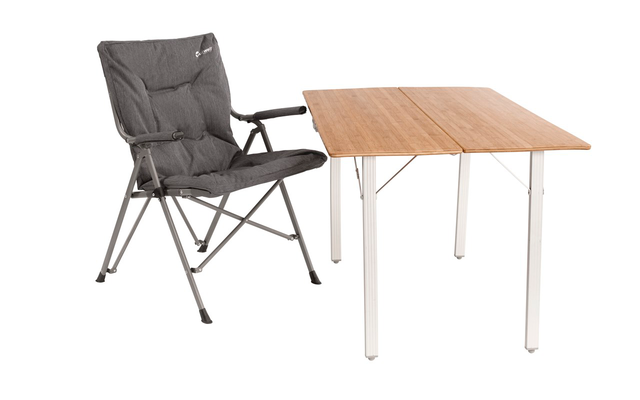 Outwell Alder Lake Campingstuhl grau