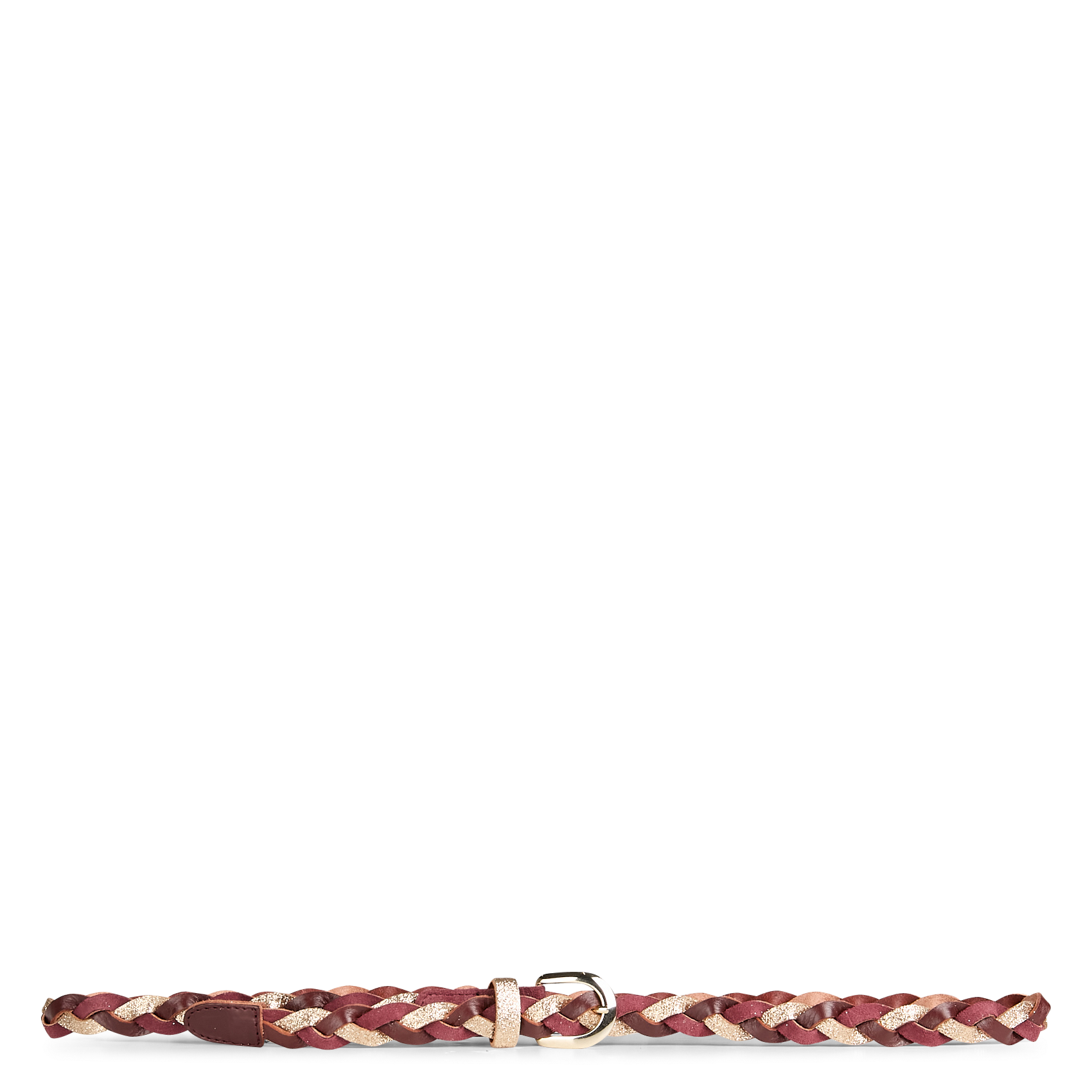 NEPSY - Ceinture tressée en cuir | Multicolore