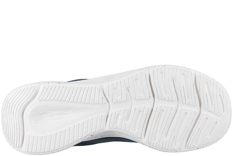 SKECHERS THROUGH THE MUD SNEAKERS I BLÅ TEKSTIL