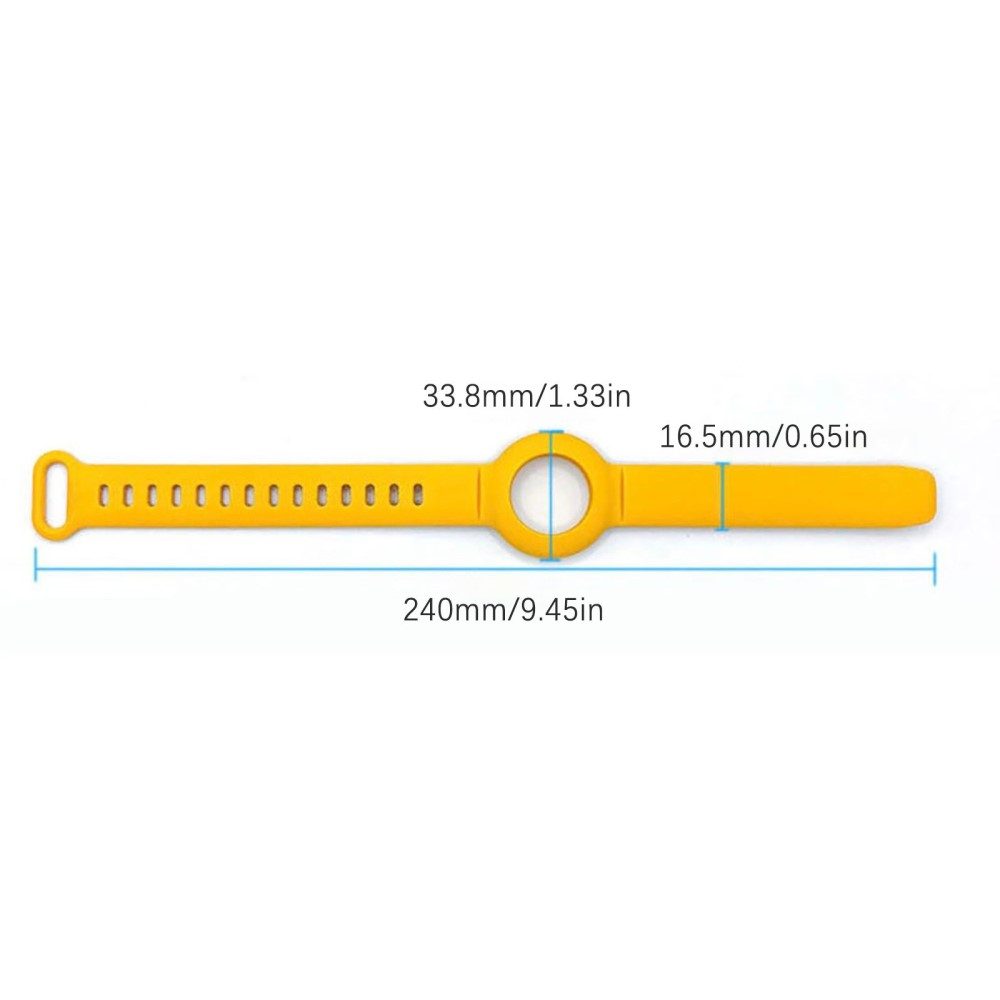 Apple AirTag Silikon Sport Armband (Gelenkumfang 140-220mm) - Lila