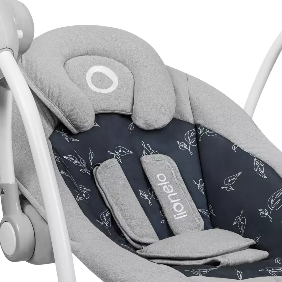lionelo Babywippe Ruben Grey Graphite