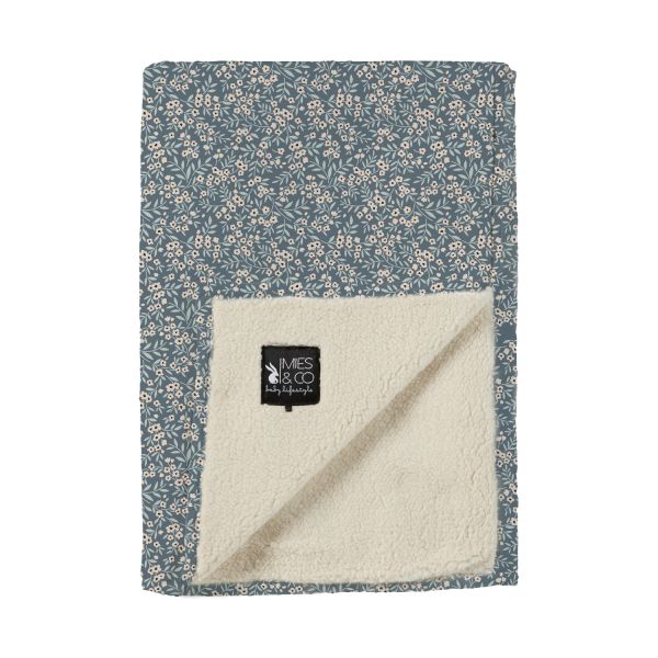 Mies & Co Vintage Flower Ledikantdeken Blue 110 x 140 cm