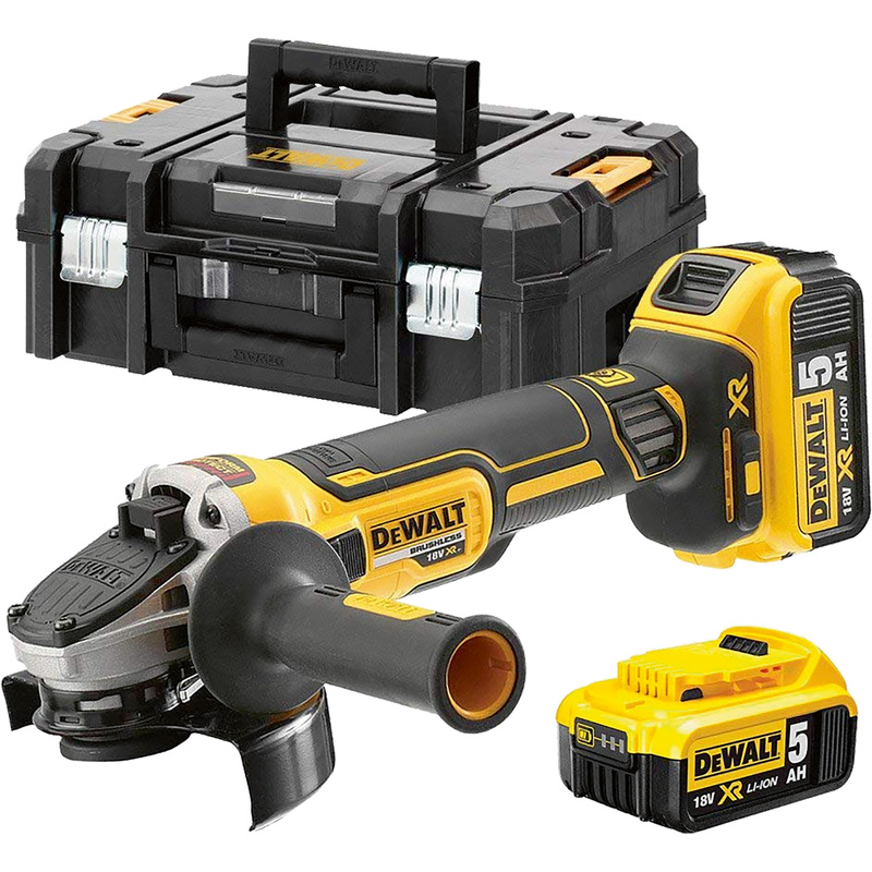 DeWALT DCG405P2-QW accu haakse slijper 18V Li-ion