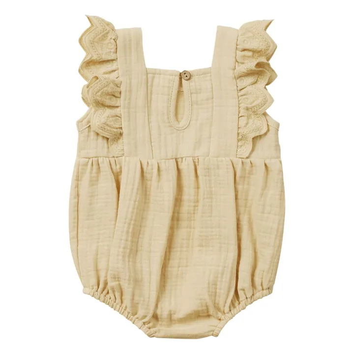 Quincy Mae Barboteuse Naomi Volants | Jaune