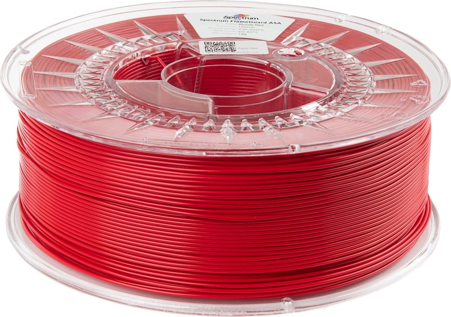Spectrum  FlameGuard ASA 275 Blood Red, 1,75 mm / 1000 g    Selbstverlöschendes ASA Filament in Blood Red