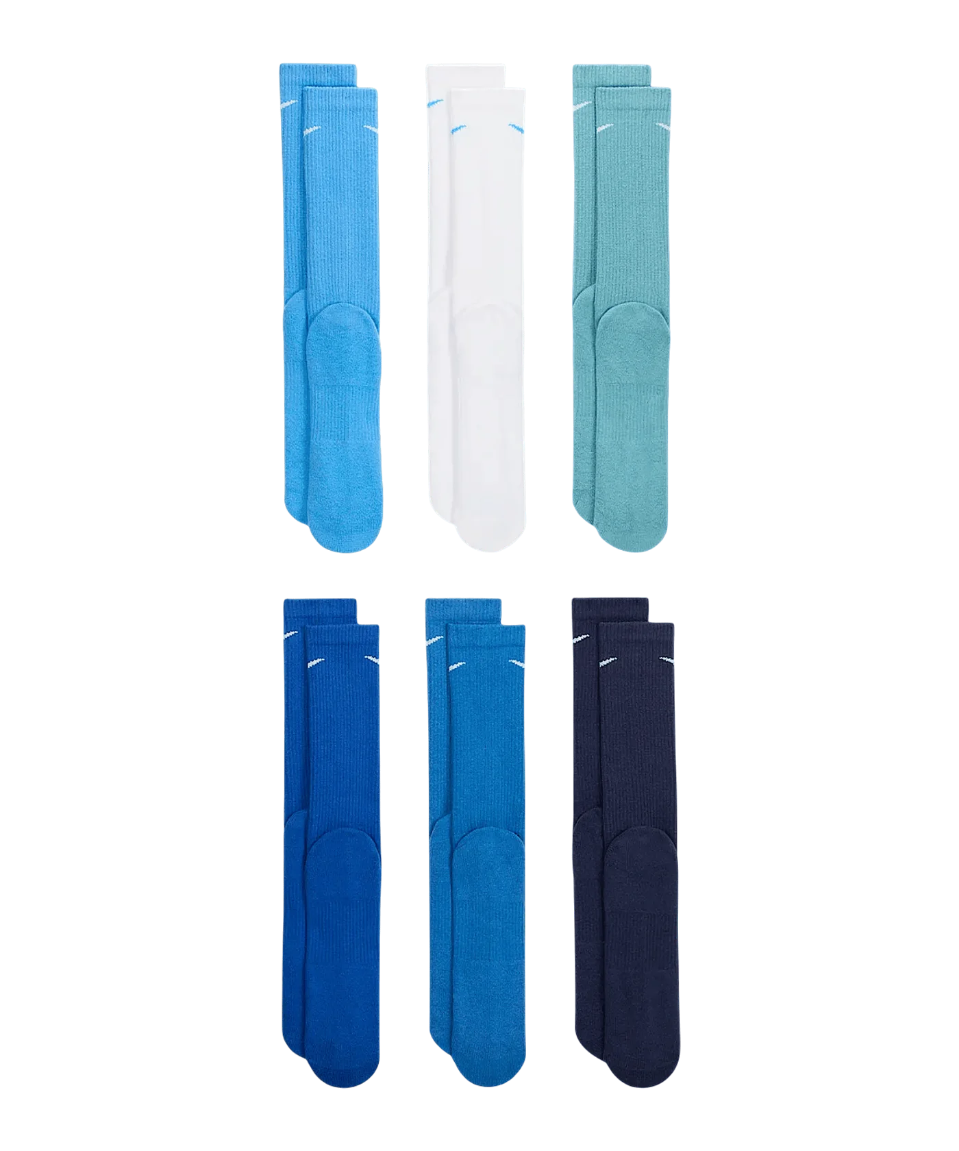 Nike Everyday Plus Cushioned Crew 6er Pack Socken Blau F937