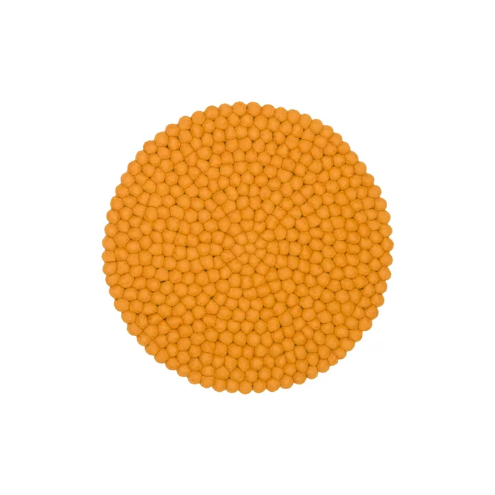 myfelt - Risa Sitzauflage Ø 36 cm, ockergelb