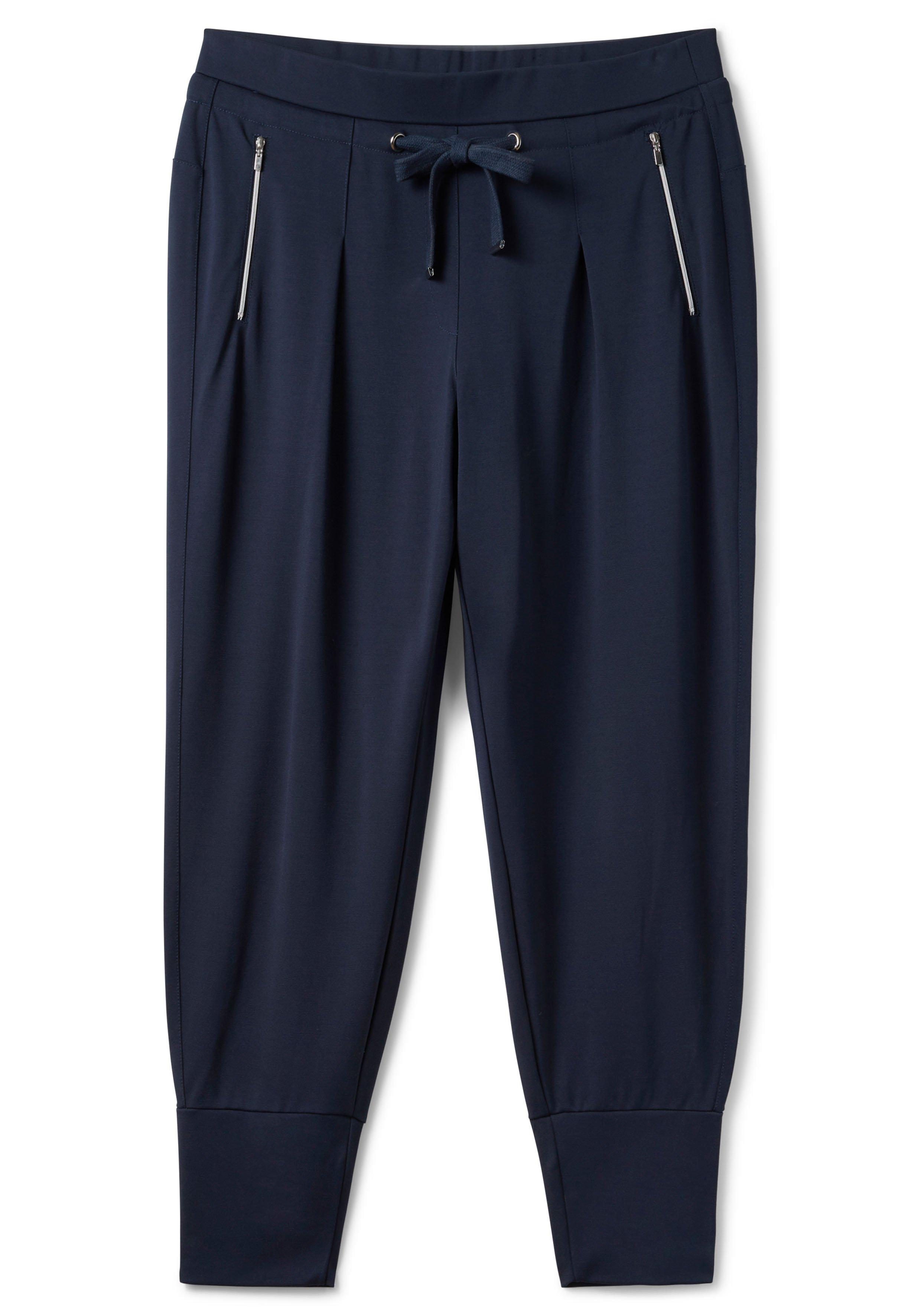 Joggpants mit breitem Saumbündchen