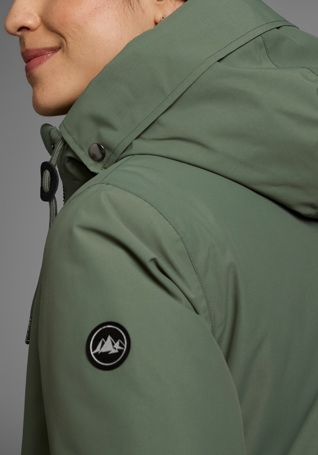 Polarino Parka mit Kapuze Atmungsaktiv, winddicht, wasserdicht, Im Oversize Look, weite Form