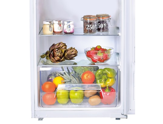 CANDY - Réfrigérateur encastrable 1 porte CFBO 2150 NE/N, 179 litres, Niche de 122 cm