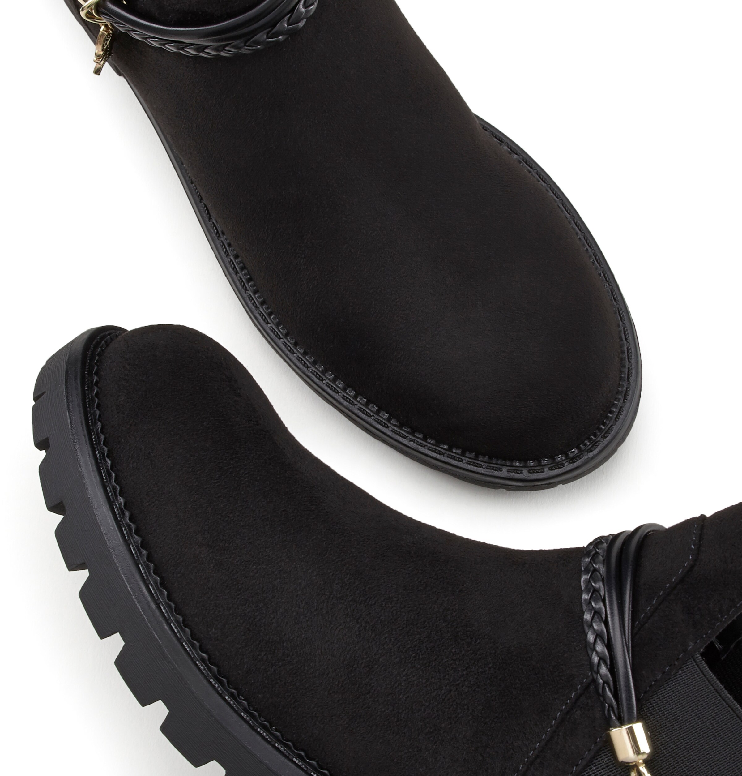 LASCANA Chelseaboots in schwarz