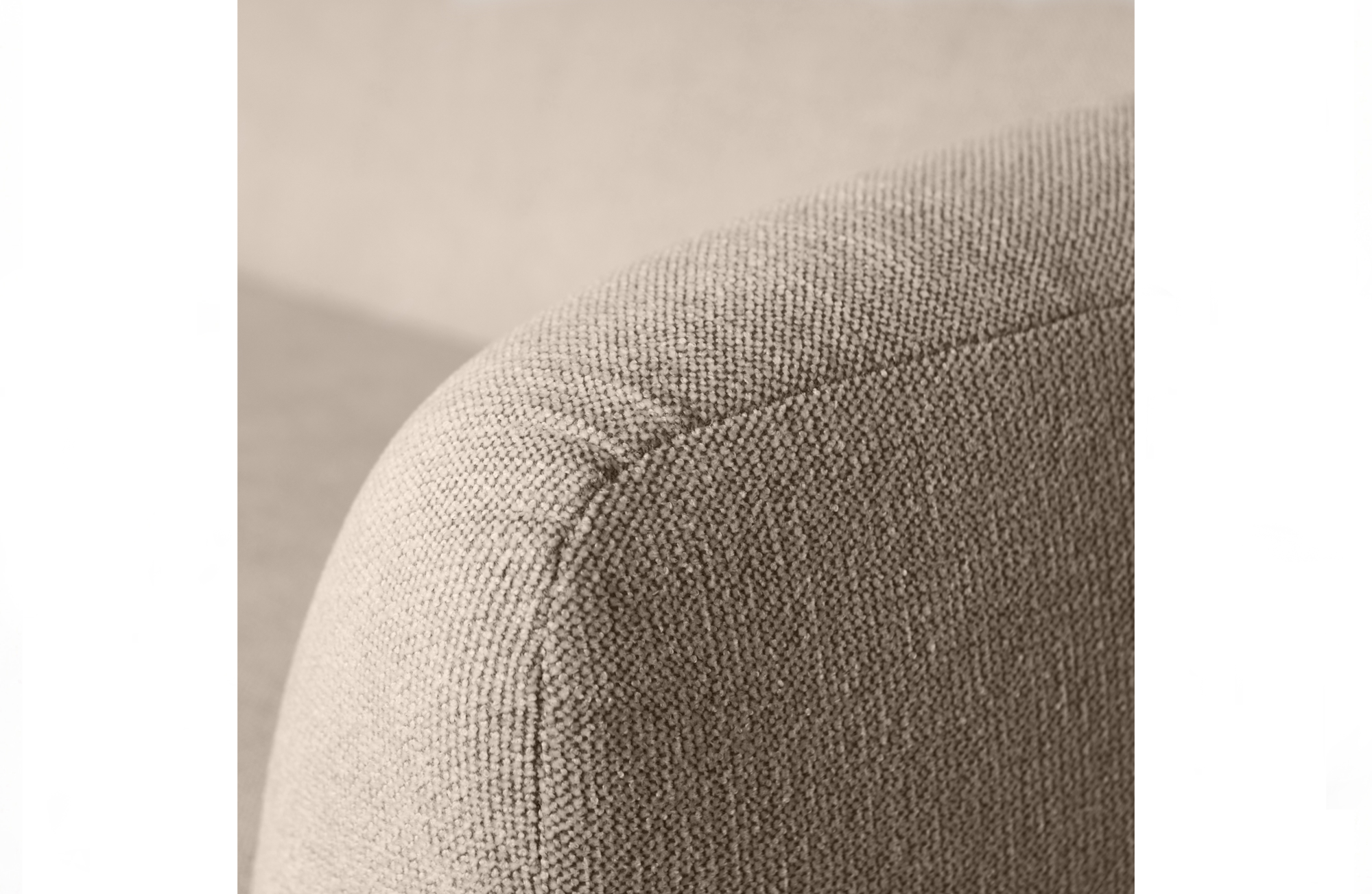 BePureHome 3-zitsbank Sloping Naturel Melange