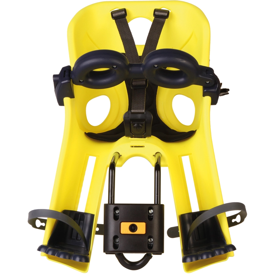 BELLELLI Kindersitz Fahrrad Freccia B-Fix frame mount HI VIZ