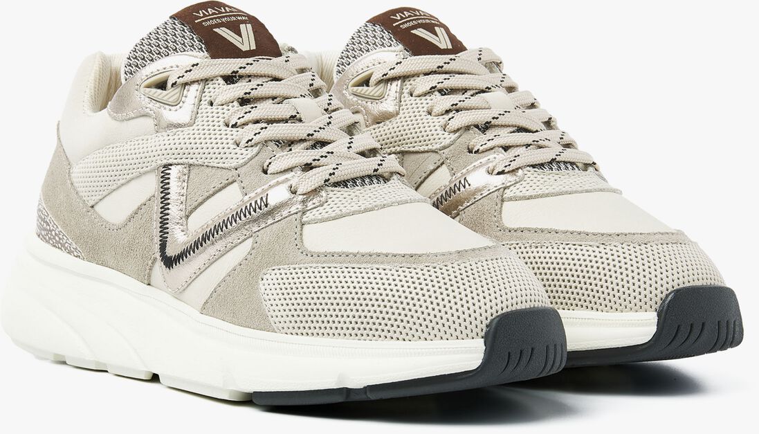 beige via vai lage sneakers vic kyro