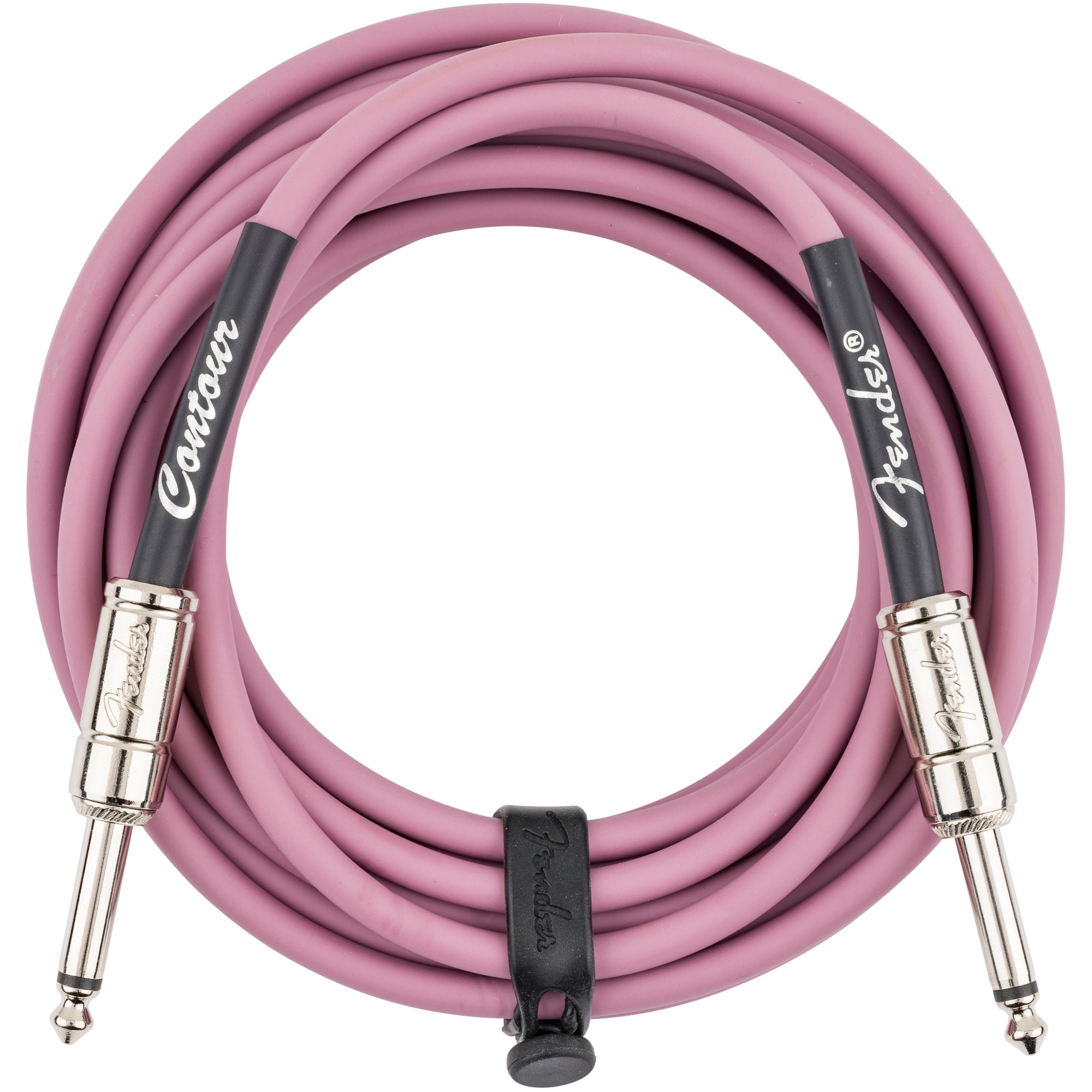 Fender Contour 18.6 ft Burgundy Mist instrumentkabel 5,5 meter
