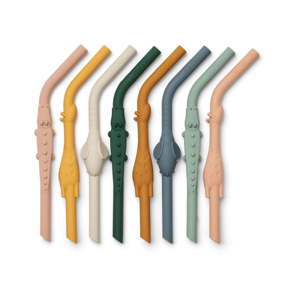 Silikon-Trinkhalme CARLSON - ALL TOGETHER 8er Pack
