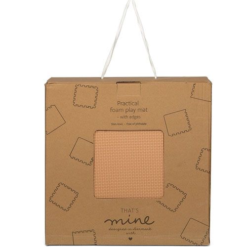 That's mine foam speelmat 100x100 cm - clay