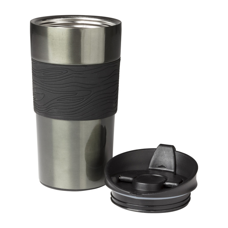 Thermosbeker to go - zwart - 420 ml