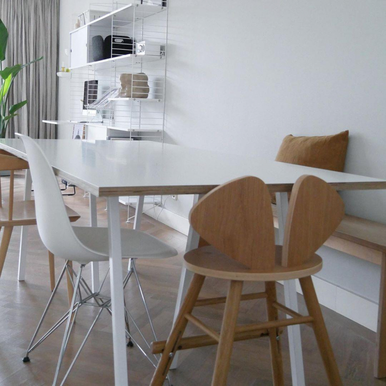 String Furniture Kast met schuifdeur 78 x 30 x 42 cm walnoot
