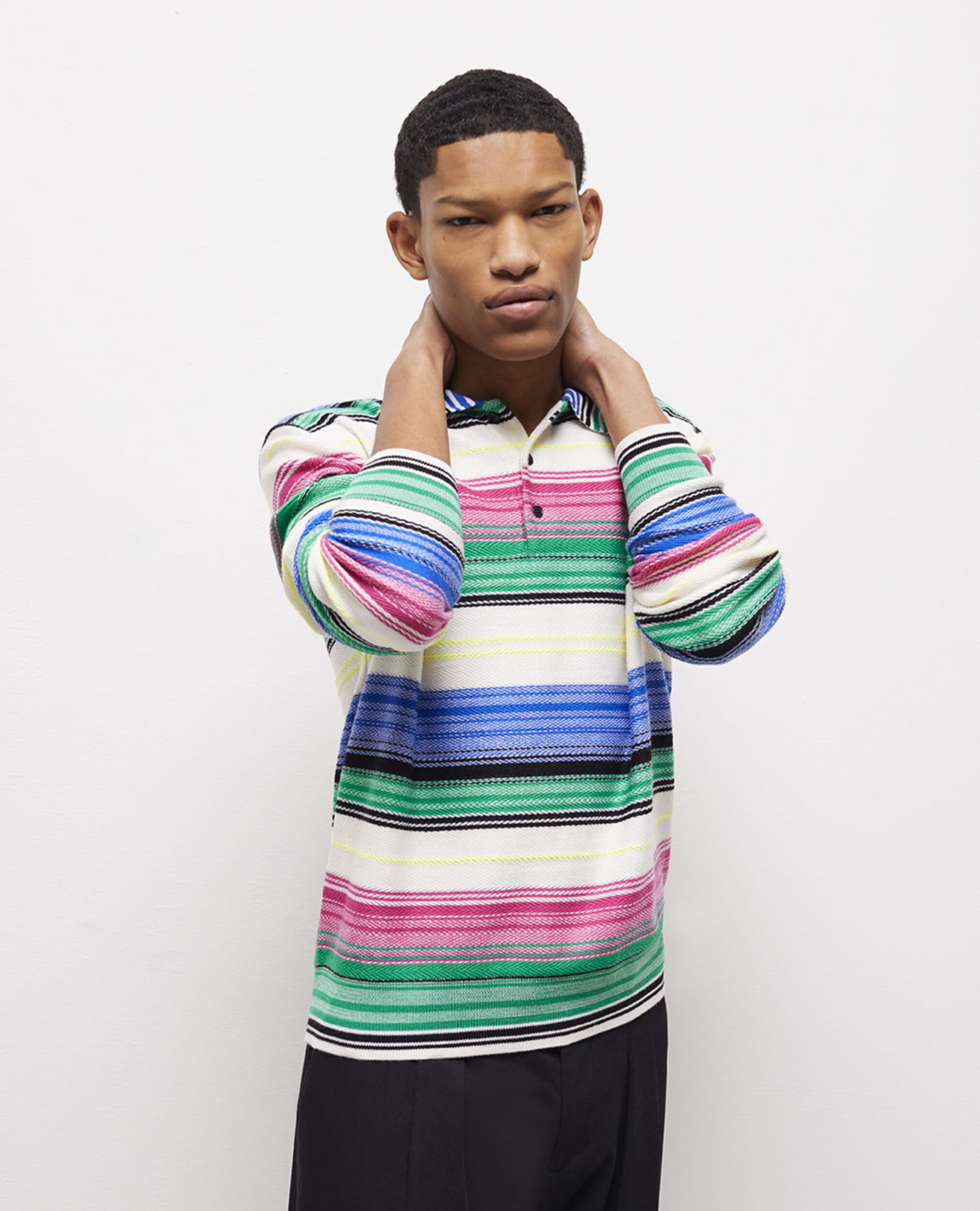 Pull imprimé en laine
