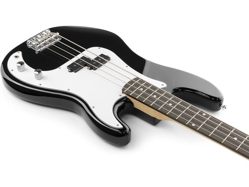 MAX E-Bass GigKit Schwarz Bass Gitarrenset