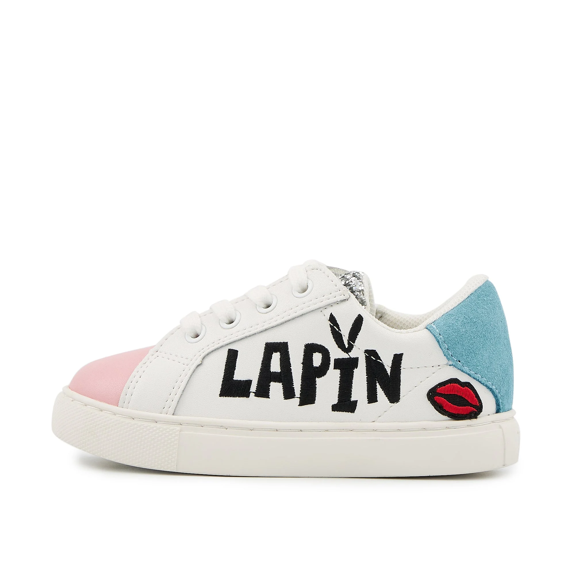 MINI SIMONE MON LAPIN - Sneakers en cuir | Blanc