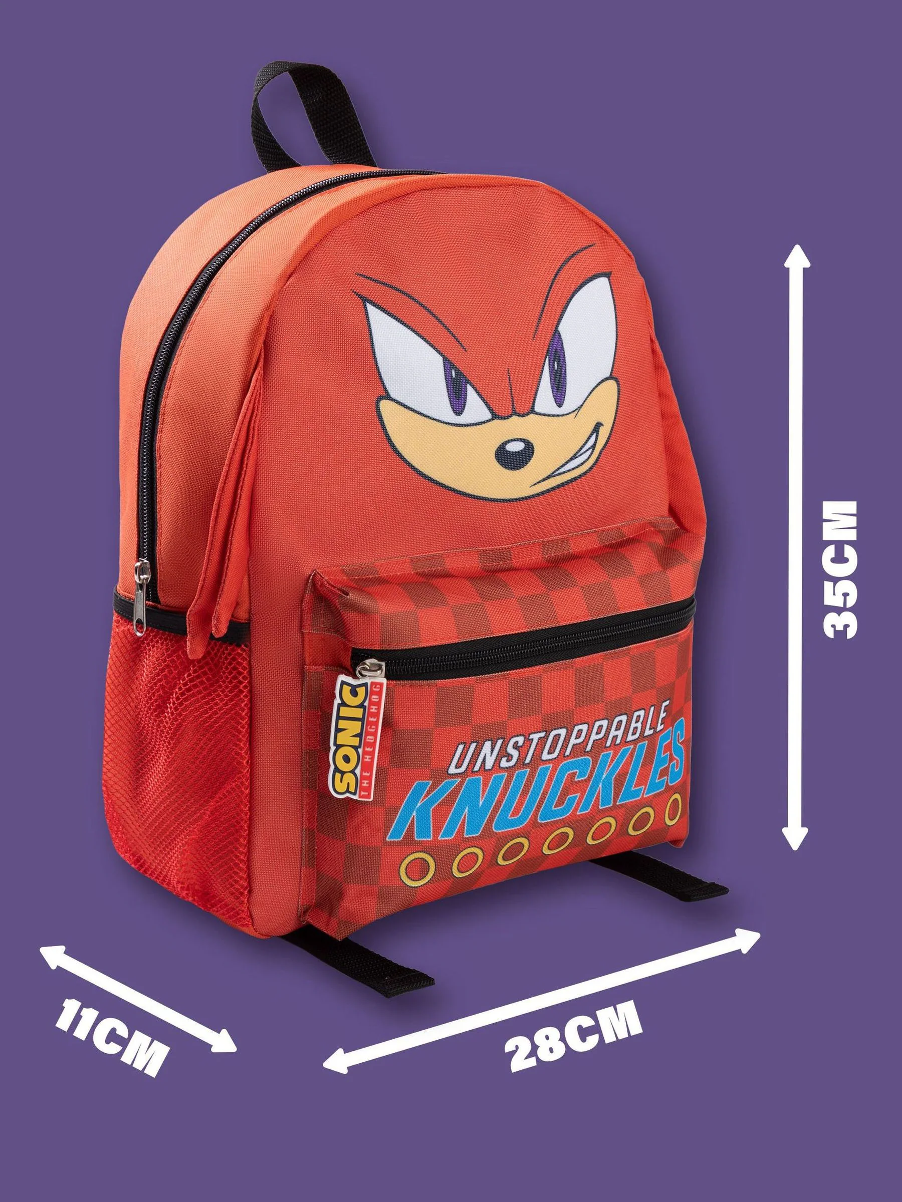 Vanilla Underground Sonic The Hedgehog Knuckles rugzak voor kinderen