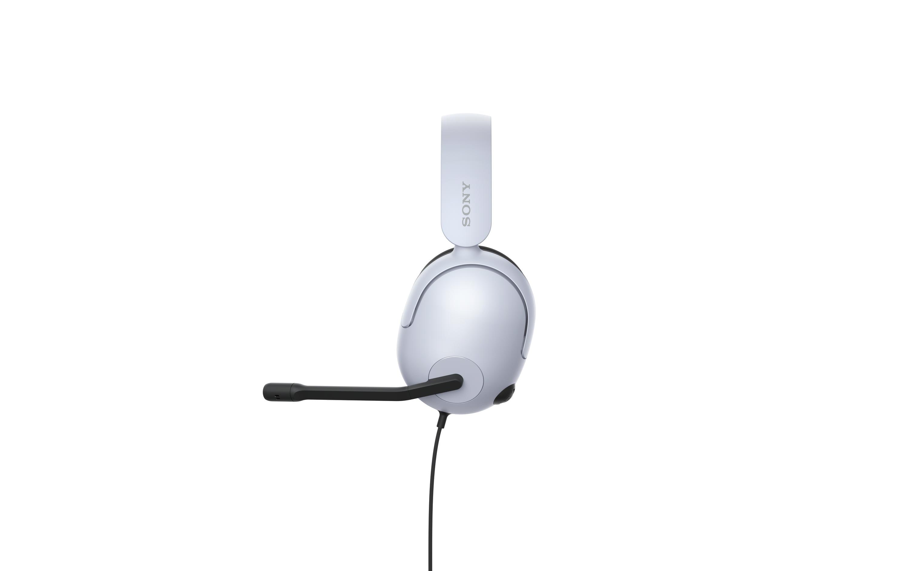 Headset INZONE H3 WeissKabelgebundenes Gaming-Headset für die PS5 und den PC