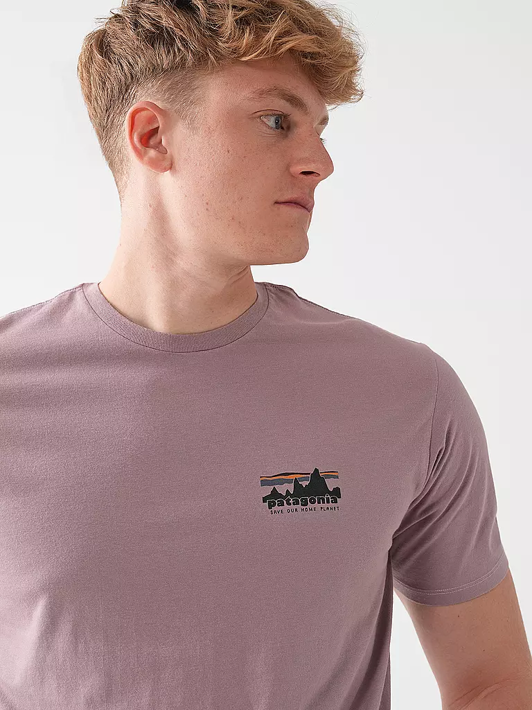 PATAGONIA T-Shirt 73 Skyline Organic rosa