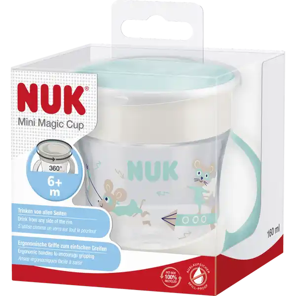 Mini Magic Cup Trinklernbecher, mint, 160 ml