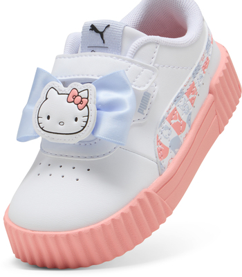 Puma x HELLO KITTY Carina 3.0 V Infant Sneakers, Hvit